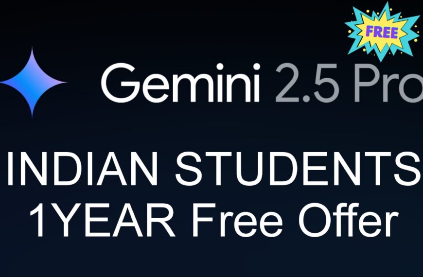 Google Gemini 2.5 Pro Free for Indian Students – Claim 1-Year AI Access (2025 Guide)