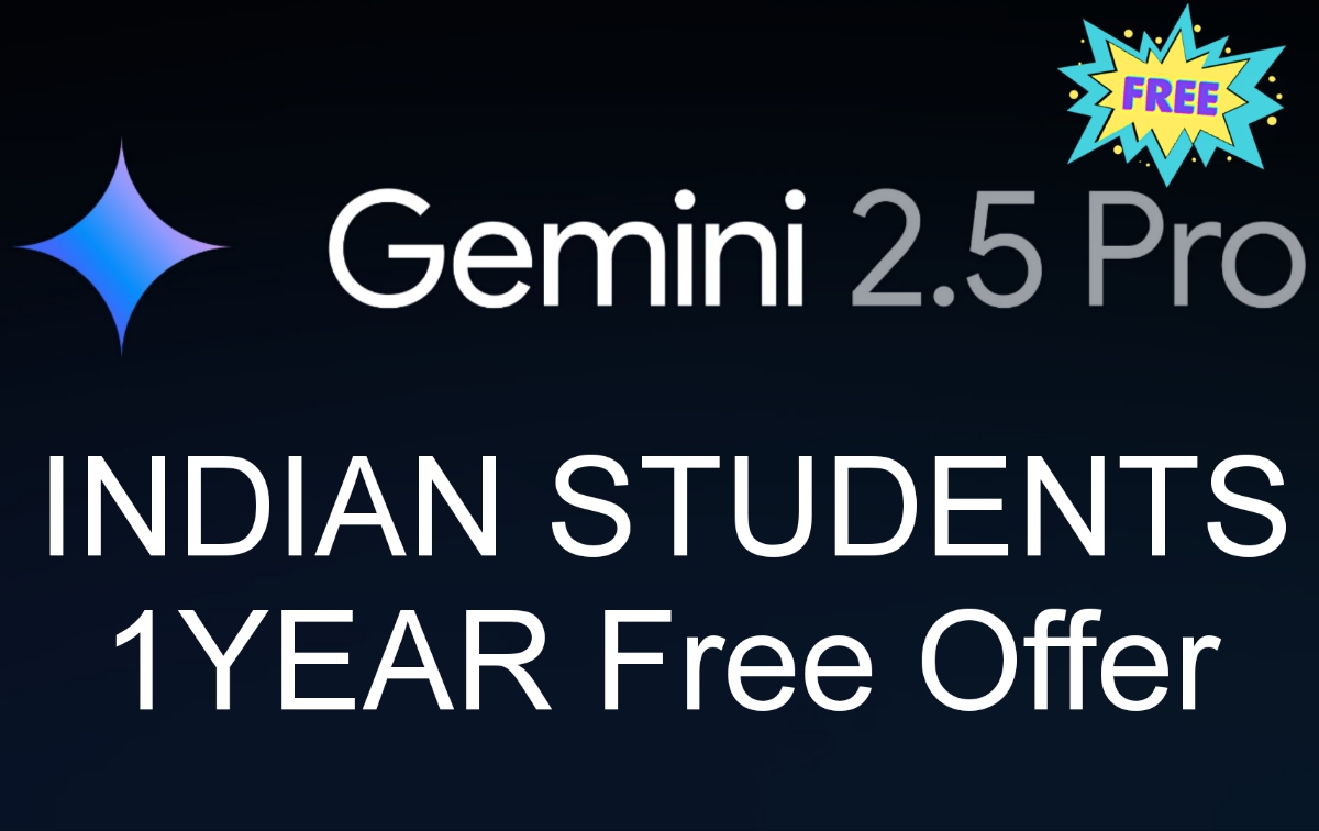 Google Gemini 2.5 Pro Free for Indian Students – Claim 1-Year AI Access (2025 Guide)